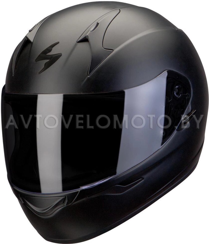 Шлем Scorpion EXO-390 SOLID - Черный матовый от компании Интернет-магазин агро-мото-вело-техники - фото 1