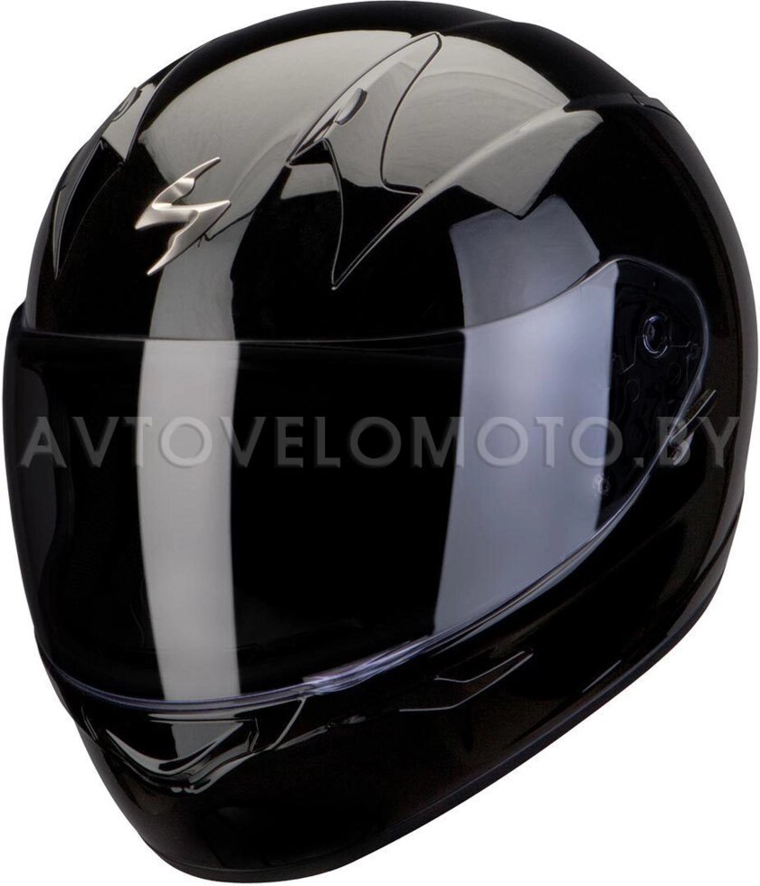 Шлем Scorpion EXO-390 SOLID - Черный от компании Интернет-магазин агро-мото-вело-техники - фото 1