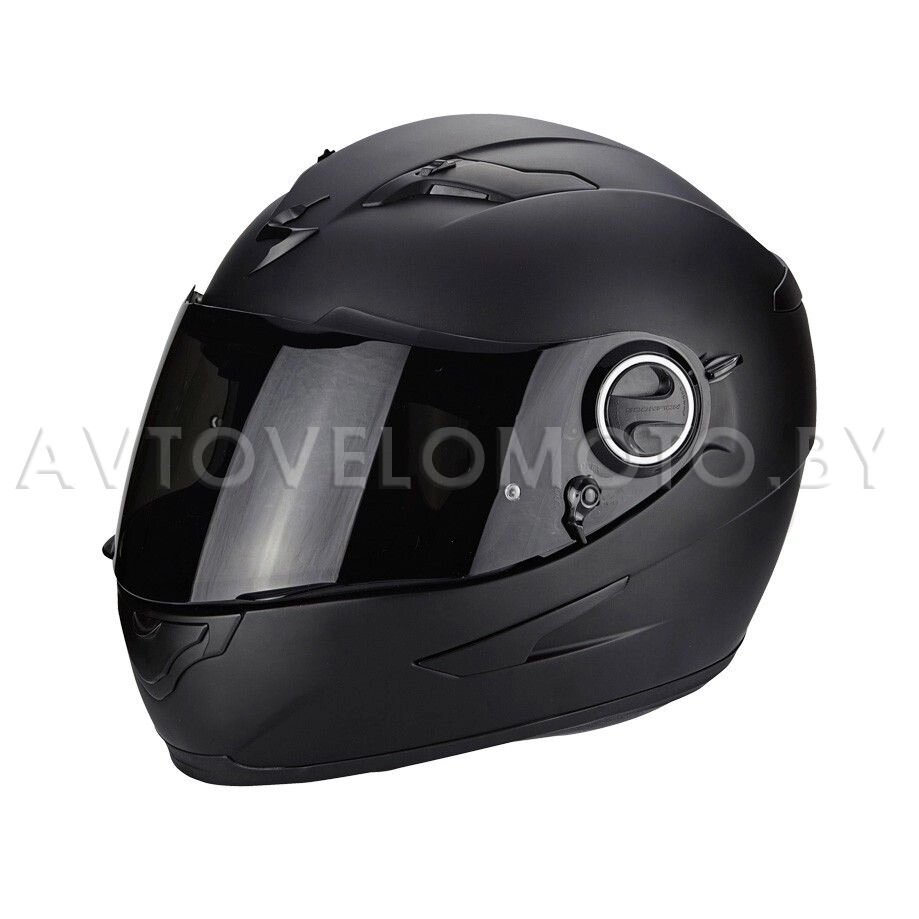 Шлем Scorpion EXO-490 SOLID - Черный матовый от компании Интернет-магазин агро-мото-вело-техники - фото 1