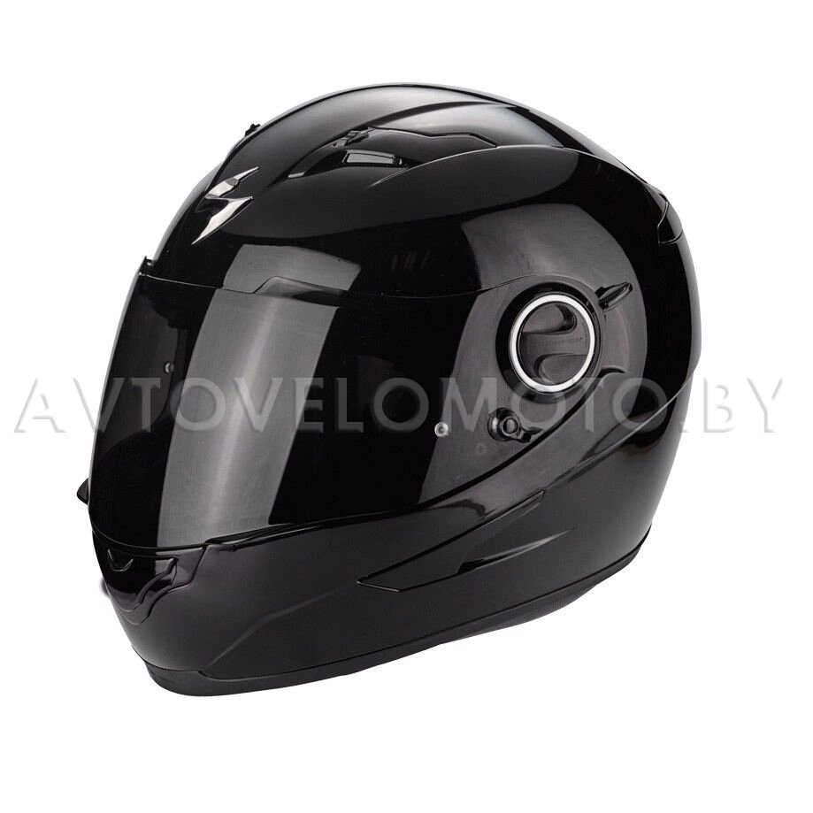 Шлем Scorpion EXO-490 SOLID - Черный от компании Интернет-магазин агро-мото-вело-техники - фото 1