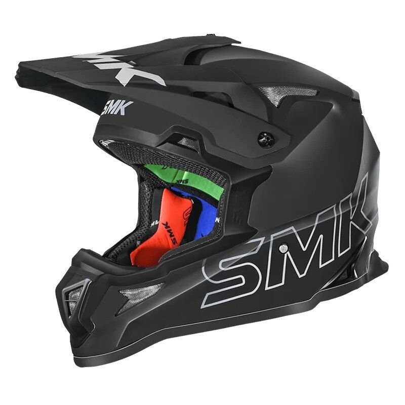 Шлем SMK ALLTERRA MATT BLACK от компании Интернет-магазин агро-мото-вело-техники - фото 1