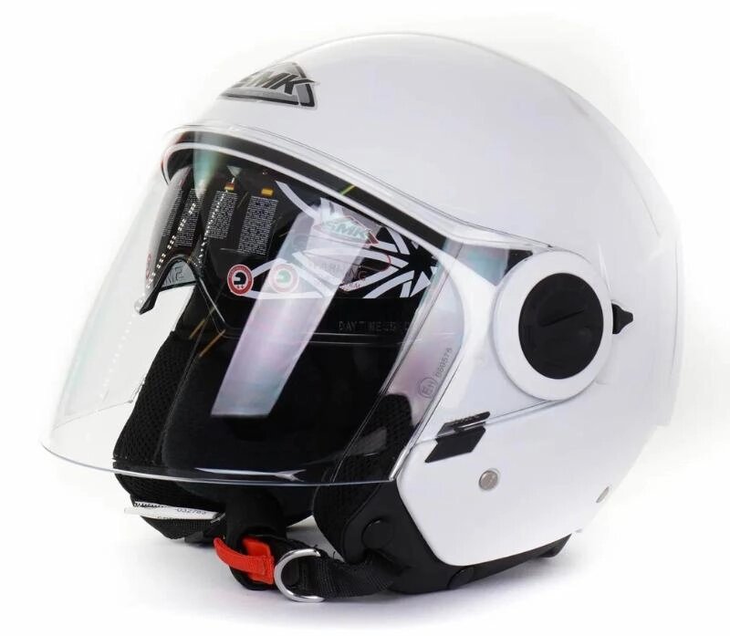 Шлем SMK COOPER White от компании Интернет-магазин агро-мото-вело-техники - фото 1