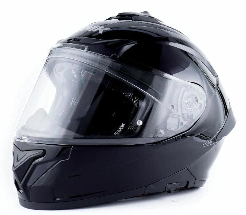 Шлем SMK TYPHOON BLACK, чёрный от компании Интернет-магазин агро-мото-вело-техники - фото 1