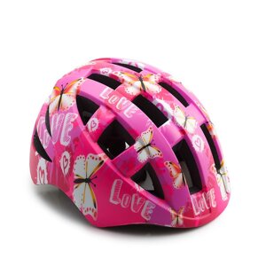 Шлем велосипедный детский Cigna WT-022 (фиолетовый/розовый, 48-53см)