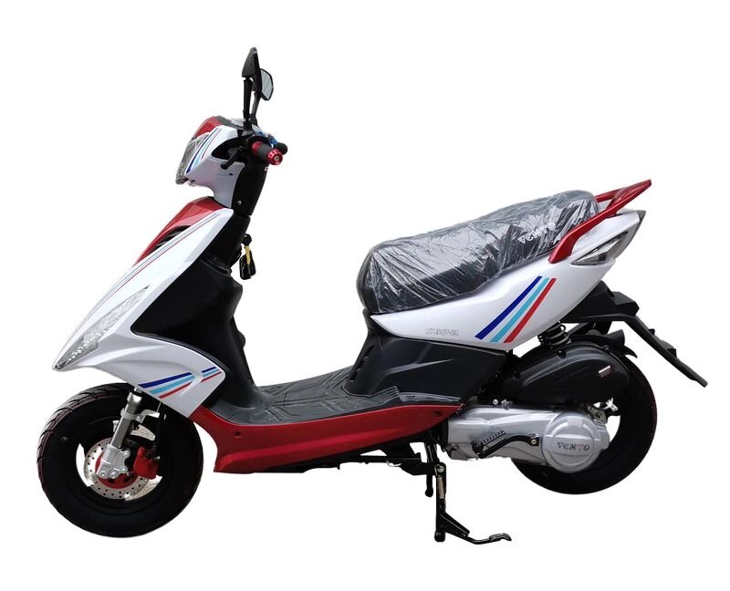 Скутер VENTO Corsa красно-белый ##от компании## Интернет-магазин агро-мото-вело-техники - ##фото## 1