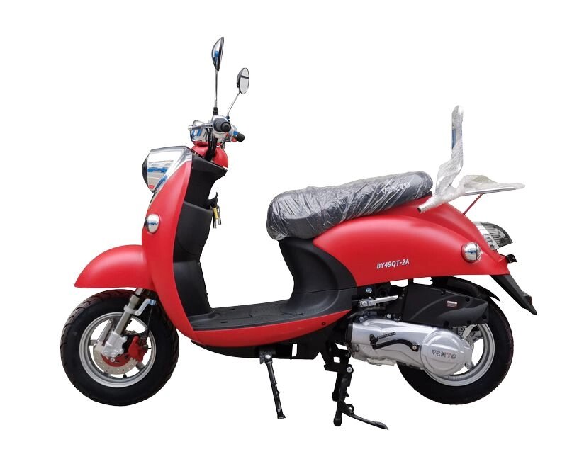 Скутер VENTO Retro красный ##от компании## Интернет-магазин агро-мото-вело-техники - ##фото## 1