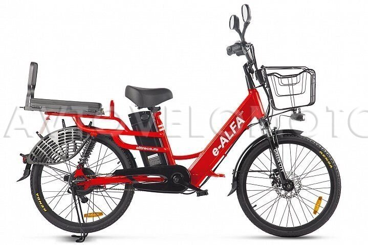 Велогибрид Eltreco e-ALFA Lux Красный + 5 Бонусов от компании Интернет-магазин агро-мото-вело-техники - фото 1
