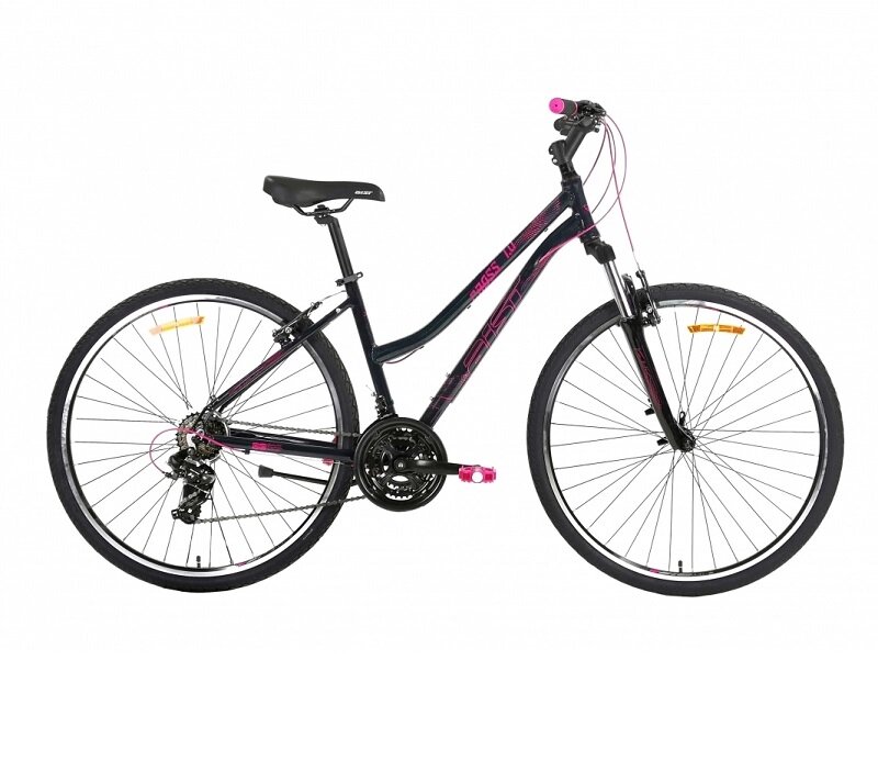 Велосипед AIST CROSS 1.0 W Черный, рама 17 от компании Интернет-магазин агро-мото-вело-техники - фото 1