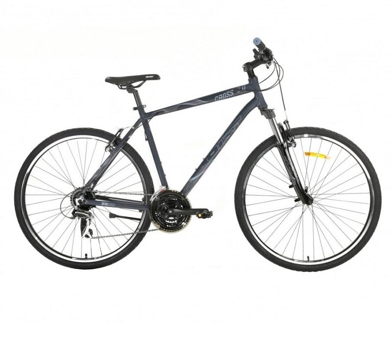 Велосипед AIST CROSS 2.0 Серый, рама 19 от компании Интернет-магазин агро-мото-вело-техники - фото 1