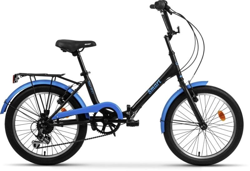 Велосипед Aist Smart 20 2.1/20 Черно-синий (2023) от компании Интернет-магазин агро-мото-вело-техники - фото 1