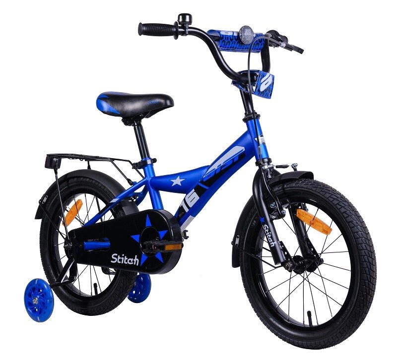 Велосипед AIST Stitch 16" Синий от компании Интернет-магазин агро-мото-вело-техники - фото 1