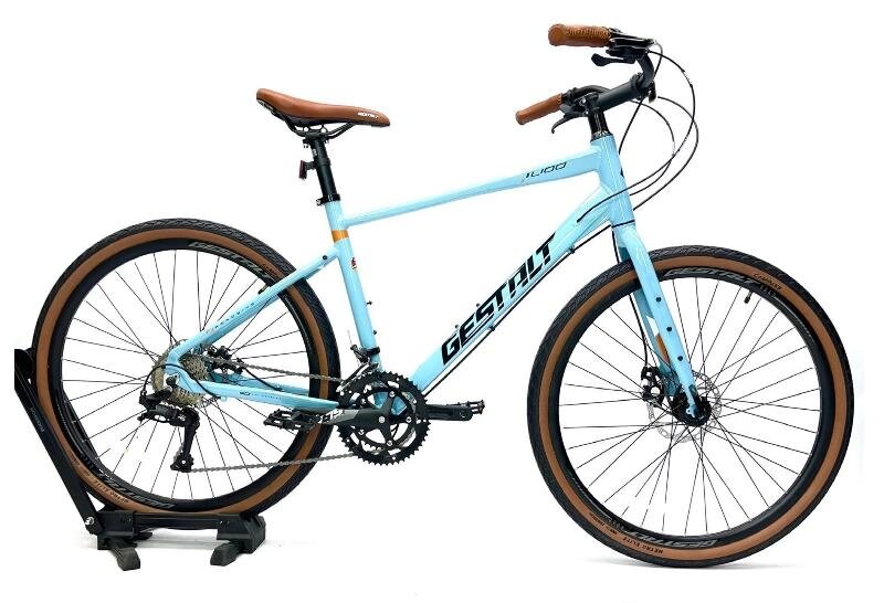 Велосипед городской GESTALT L-100 Light-Blue от компании Интернет-магазин агро-мото-вело-техники - фото 1