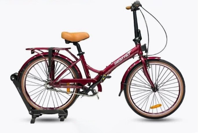 Велосипед складной GESTALT FOLDING BIKE Red от компании Интернет-магазин агро-мото-вело-техники - фото 1
