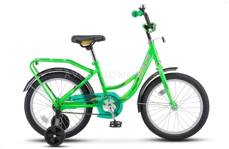 Велосипед Stels Flyte 18" Черный/зелёный от компании Интернет-магазин агро-мото-вело-техники - фото 1