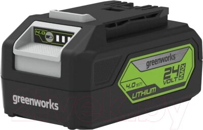 Аккумулятор для электроинструмента Greenworks G24B4 24V 4Ач / 2926807 от компании Бесплатная доставка по Беларуси - фото 1