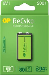 Аккумулятор GP Batteries 20R8H-2EB1 200mAh Gift box