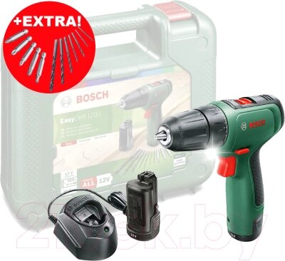 Аккумуляторная дрель-шуруповерт Bosch EasyDrill 1200 от компании Бесплатная доставка по Беларуси - фото 1