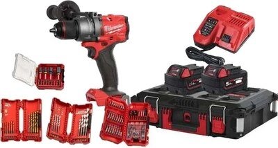 Аккумуляторная дрель-шуруповерт Milwaukee M18 FPD3100P-502P / 4933498240 от компании Бесплатная доставка по Беларуси - фото 1