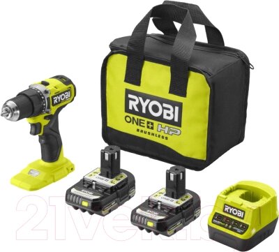 Аккумуляторная дрель-шуруповерт Ryobi HP RDD18C-220S от компании Бесплатная доставка по Беларуси - фото 1