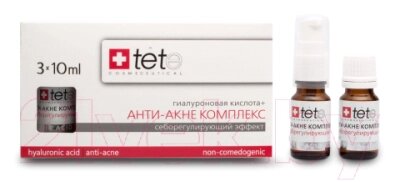 Ампулы для лица TETe Cosmeceutical Гиалуроновая кислота+Анти-Акне комплекс от компании Бесплатная доставка по Беларуси - фото 1