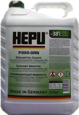 Антифриз Hepu Green / P999-GRN-005 от компании Бесплатная доставка по Беларуси - фото 1