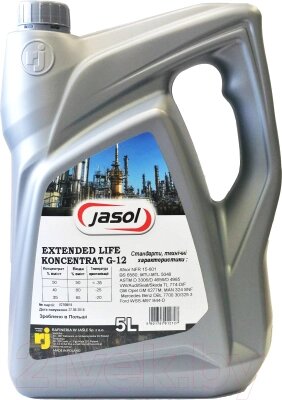 Антифриз Jasol Extended Life Koncetrate G12+ / G12KONC5 от компании Бесплатная доставка по Беларуси - фото 1