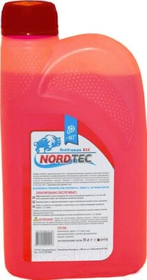 Антифриз Nordtec Концентрат G12 от компании Бесплатная доставка по Беларуси - фото 1