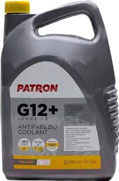 Антифриз Patron G12+ Yellow / PCF5010 от компании Бесплатная доставка по Беларуси - фото 1