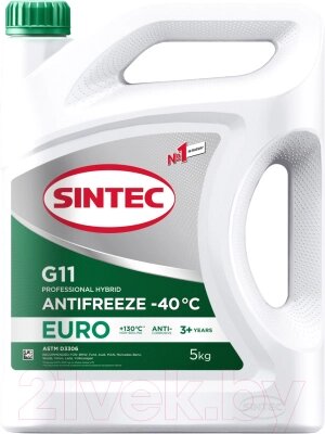 Антифриз Sintec Euro G11 -40 / 990554 от компании Бесплатная доставка по Беларуси - фото 1