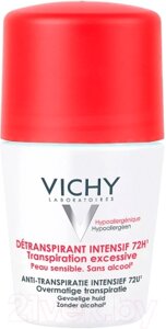 Антиперспирант шариковый Vichy Deodorants анти-стресс защита от избыточного потоотделения 72ч