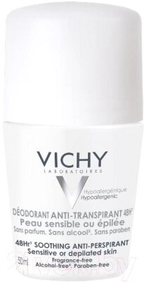Антиперспирант шариковый Vichy Deodorants для чувствительной кожи 48ч