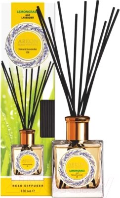 Аромадиффузор Areon Home Perfume Sticks Nature Oil Lemongrass & Lavender Oil / LHP05 от компании Бесплатная доставка по Беларуси - фото 1
