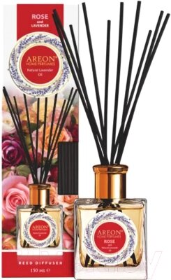 Аромадиффузор Areon Home Perfume Sticks Nature Oil Rose & Lavender Oil / LHP03 от компании Бесплатная доставка по Беларуси - фото 1