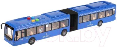 Автобус игрушечный Технопарк BUS-45PL-BU от компании Бесплатная доставка по Беларуси - фото 1
