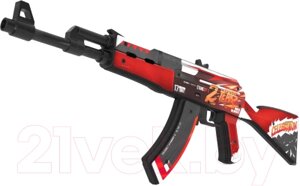 Автомат игрушечный VozWooden Active AKR / АК-47. 2 Года красный / 2004-0111