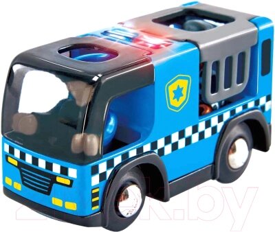 Автомобиль игрушечный Hape Полицейская машина с сиреной / E3738-HP от компании Бесплатная доставка по Беларуси - фото 1