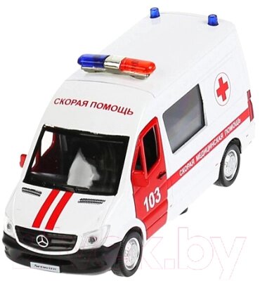 Автомобиль игрушечный Технопарк Mercedes-Benz Sprinter Скорая / SPRINTERVAN-14AMB-WH от компании Бесплатная доставка по Беларуси - фото 1