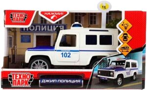 Автомобиль игрушечный Технопарк Полиция / 2003A275-R-POLICE