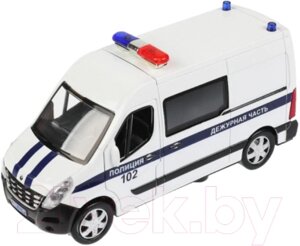 Автомобиль игрушечный Технопарк Renault Master Полиция / MASTER-14POL-WH
