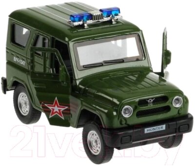 Автомобиль игрушечный Технопарк Uaz Hunter Армия / HUNTER-12SLARR-GN от компании Бесплатная доставка по Беларуси - фото 1