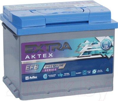 Автомобильный аккумулятор АкТех Extra Premium JIS 700A L+ / ATEXPA82-3-L от компании Бесплатная доставка по Беларуси - фото 1