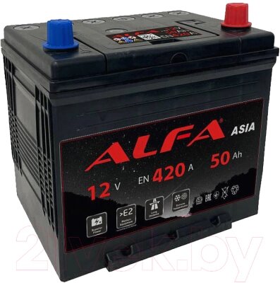 Автомобильный аккумулятор ALFA battery Asia JR 420A от компании Бесплатная доставка по Беларуси - фото 1