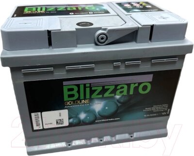 Автомобильный аккумулятор Blizzaro Goldline R+ / LB2 060 060 013 от компании Бесплатная доставка по Беларуси - фото 1