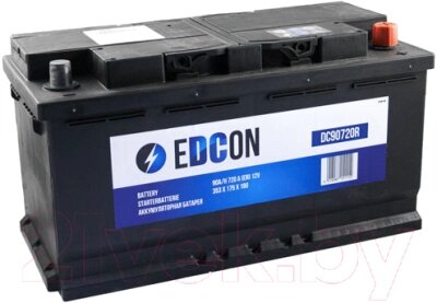 Автомобильный аккумулятор Edcon DC90720R от компании Бесплатная доставка по Беларуси - фото 1