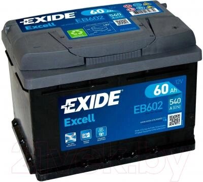 Автомобильный аккумулятор Exide Excell EB602 от компании Бесплатная доставка по Беларуси - фото 1