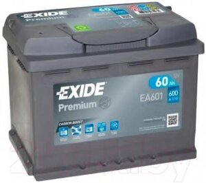 Автомобильный аккумулятор Exide Premium Carbon Boost EA601