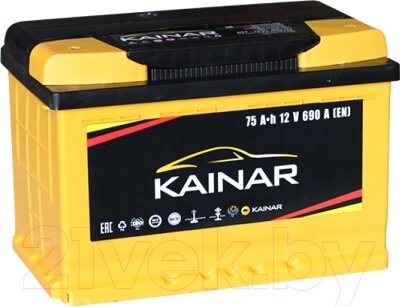 Автомобильный аккумулятор Kainar R+ / 075 11 20 02 0121 10 11 0 L от компании Бесплатная доставка по Беларуси - фото 1