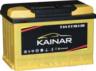 Автомобильный аккумулятор Kainar R+ / 077 11 20 02 0121 10 11 0 L от компании Бесплатная доставка по Беларуси - фото 1