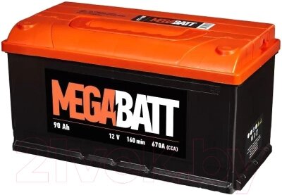 Автомобильный аккумулятор Mega Batt L+ 670A / 6СТ-90Аз от компании Бесплатная доставка по Беларуси - фото 1