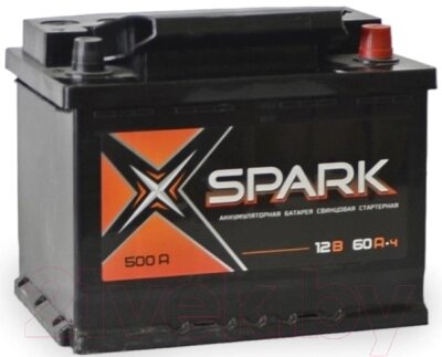 Автомобильный аккумулятор SPARK 500A (EN) L+ / SPA60-3-L от компании Бесплатная доставка по Беларуси - фото 1